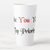 Prioriteit 1 latte mok (Voorkant)