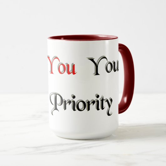 Prioriteit 1 mok (Voorkant rechts)