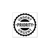 Prioriteit, dringend, rubberstempel (Afrduk)