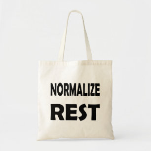 Prioriteit geven aan geestelijke gezondheid: rust tote bag
