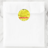 Prioriteit! stickers Aangepaste Gele Dahlia Bloeme (Tas)