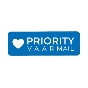 PRIORITEIT VIA AIR MAIL ハ ト hart schattige liefde  Etiket