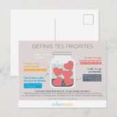 Prioriteiten stellen briefkaart (Voorkant / Achterkant)