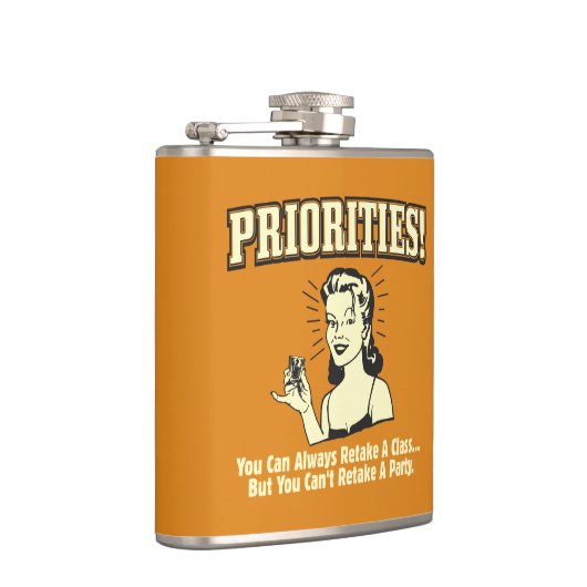 Prioriteiten: u kunt een klasse altijd behouden heupfles (Rechts)