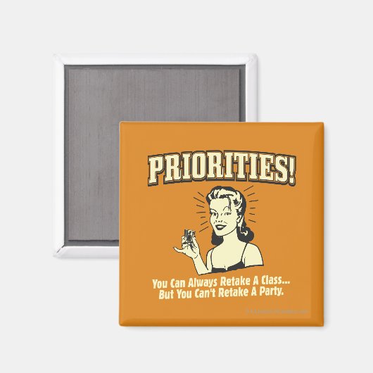 Prioriteiten: u kunt een klasse altijd behouden magneet (Voorkant / Achterkant)