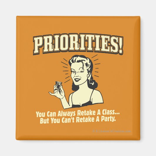 Prioriteiten: u kunt een klasse altijd behouden magneet (Voorkant)