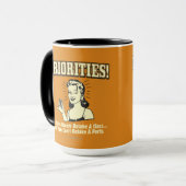 Prioriteiten: u kunt een klasse altijd behouden mok (Voorkant links)