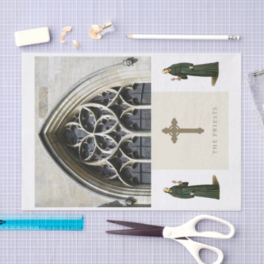 Prioriteiten van de weefselpapieren kerkpriesters tissuepapier (Craft)