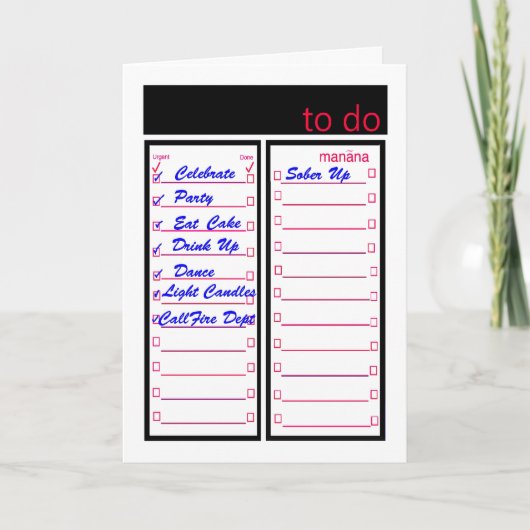 prioriteren kaart (Voorkant)