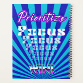 Prioritize Focus Win Concentration Motivational Planner (Achterkant)