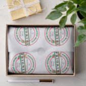 Priority rendieren Mail van Santa Name Tissuepapier (Geschenk)