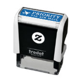 PRIORITY VIA AIR MAIL 飛行機 airplane セルフインキングスタンプ Zelfinktende Stempel (Product)