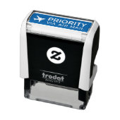PRIORITY VIA AIR MAIL 飛行機 airplane セルフインキングスタンプ Zelfinktende Stempel (Product)