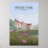 Priory Park Reigate Reisposter Poster (Voorkant)