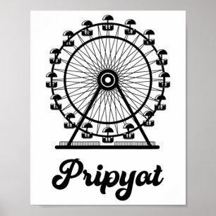Pripyat Oekraïne Met Reuzenrad Poster