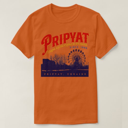 Pripyat pretpark t-shirt (Design voorkant)