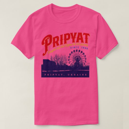 Pripyat pretpark t-shirt (Design voorkant)
