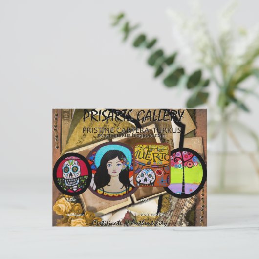 Prisarts COA Briefkaart (Staand voorkant)