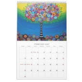 PRISARTS TREE OF LIFE PAINTINGS CALENDAR 2012 KALENDER (Feb 2027)