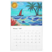 PRISARTS WHIMSICAL CALENDAR (jaar aanpasbaar) Kalender (Feb 2027)
