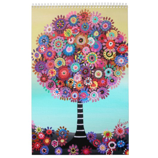 PRISARTS WHIMSICAL CALENDAR (jaar aanpasbaar) Kalender (Hoes)