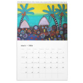 PRISARTS WHIMSICAL CALENDAR (jaar aanpasbaar) Kalender (Mar 2026)