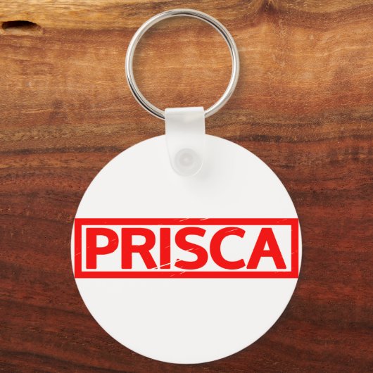Prisca Stamp Sleutelhanger (Voorkant)