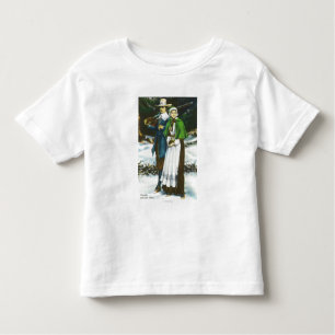 Priscilla en John Alden Scene Kinder Shirts