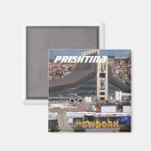 Prishtina, Kosovo Magneet (Voorkant / Achterkant)