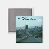 Prishtina, Kosovo Magneet (Voorkant / Achterkant)