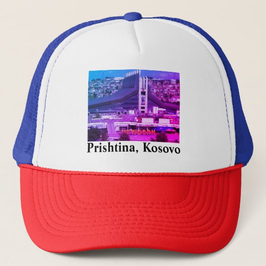 Prishtina, Kosovo Newborn Trucker Pet (Voorkant)