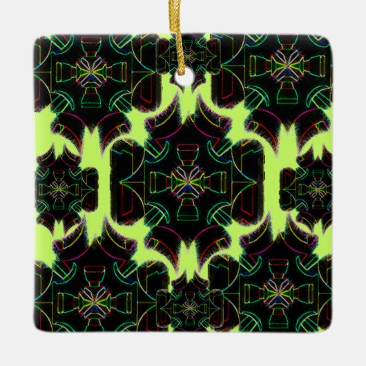 "Prisim Design" Keramisch Ornament (Voorkant)