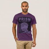 PRISM - All Seing Eye - Paars T-shirt (Voorkant volledig)
