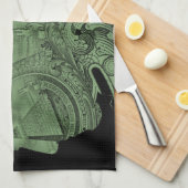 PRISM - Alle ogen zien - groen Theedoek (Quarter Fold)