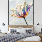 Prism Bloom Abstracte Bloem Canvas Afdruk (Insitu (Slaapkamer))