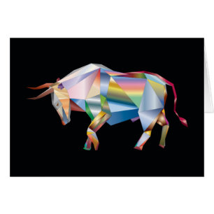 Prism Bull Rainbow Abstracte Fab