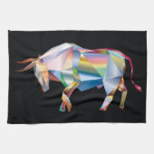 Prism Bull Rainbow Abstracte Fab Theedoek (Horizontaal)