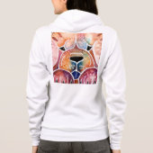 PRISM Chow grove gladde waterverf batik Hoodie (Achterkant)