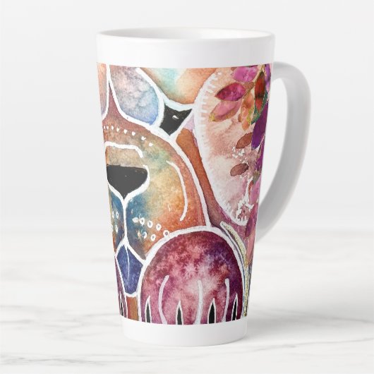 PRISM Chow hond Latte Mok (Rechterhoek)