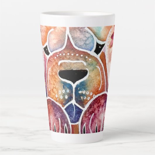 PRISM Chow hond Latte Mok (Voorkant)