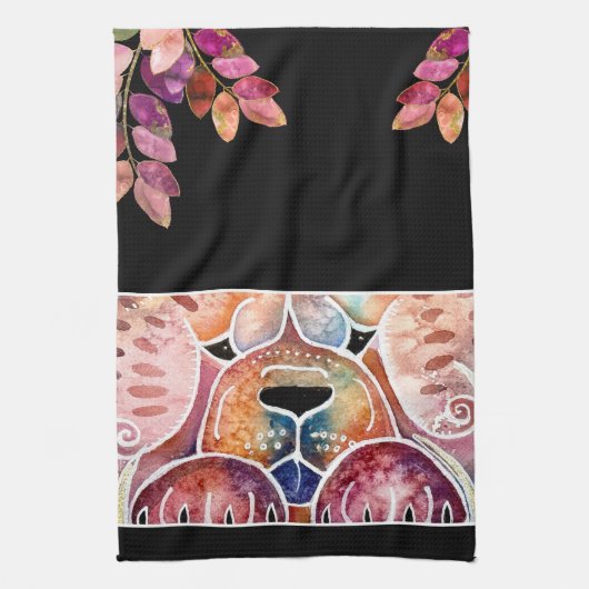 PRISM Chow hond Theedoek (Verticaal)