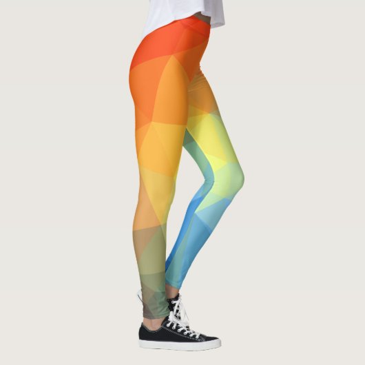 Prism Color Bright Abstract patroon Leggings (Rechts)