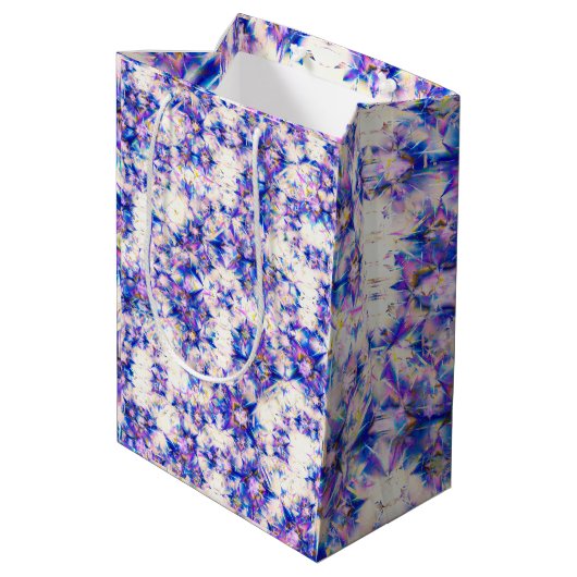 Prism Crystal Christmas Medium Cadeauzakje (Achterkant Gekanteld)