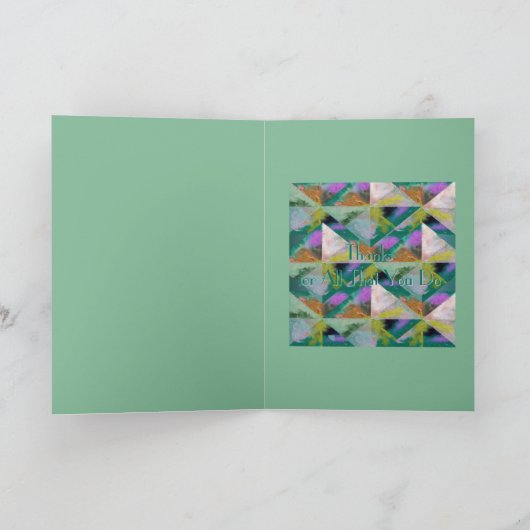 Prism Custom Wenskaart Kaart (Binnen)