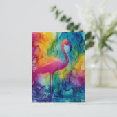 Prism Flamingo Briefkaart (Staand voorkant)