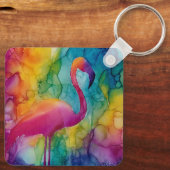 Prism Flamingo Sleutelhanger (Achterkant)