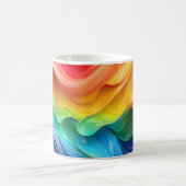 Prism Flow – Regenboog Abstracte Mok (Center)