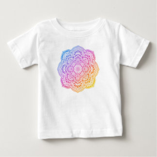 Prism Flower Mandala Baby and Toddler T-Shirt