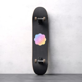 Prism Flower Mandala Custom-Cut Vinyl Sticker