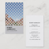 PRISM FOTO IN GRIJS (Verticaal) Visitekaartje (Voorkant / Achterkant)